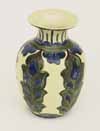 Vase decorated with flowers