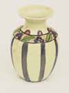Vase decorated with stripes