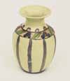 Vase decorated with stripes