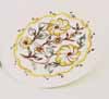 Plate yellow flowers